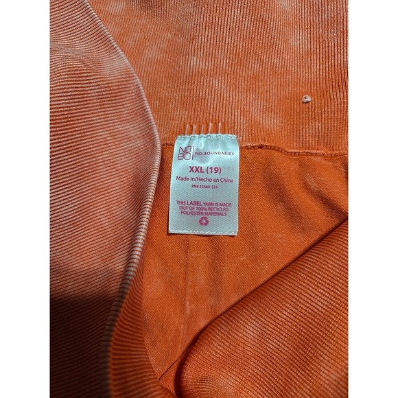 Lot NOBO/No Boundaries High Rise Crop Seamless Leggings Pink/Coral Blue XXL NWT - Picture 7 of 12